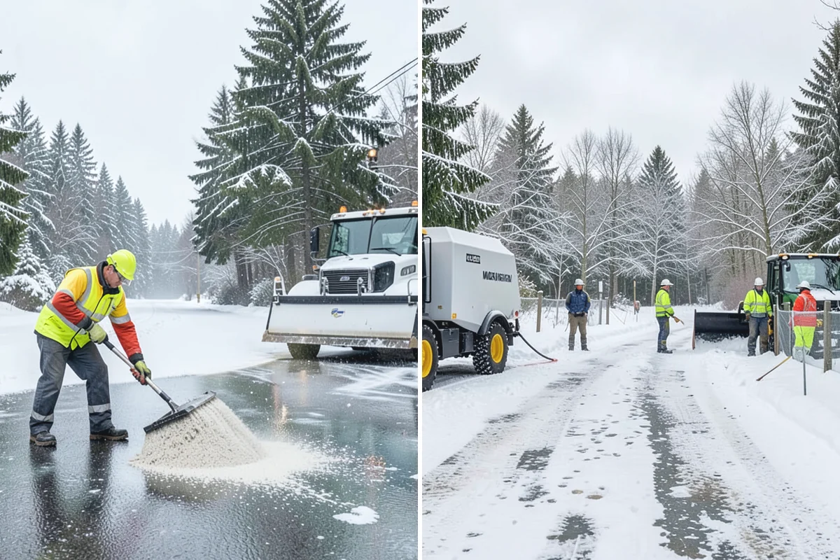 Post-Storm Cleanup in Auburn, King County, WA - We return once the storm's accumulation has stopped