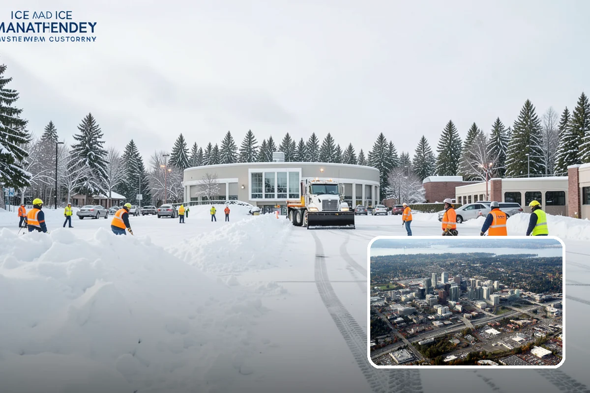 Post-Storm Cleanup in Bellevue, King County, WA - Removes packed ridges and leftover windrows