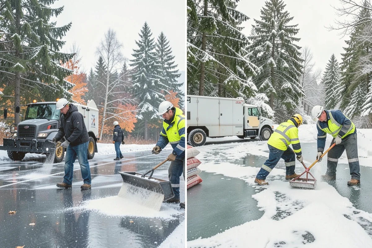 Post-Storm Cleanup in Bellevue, King County, WA - We return once the storm's accumulation has stopped