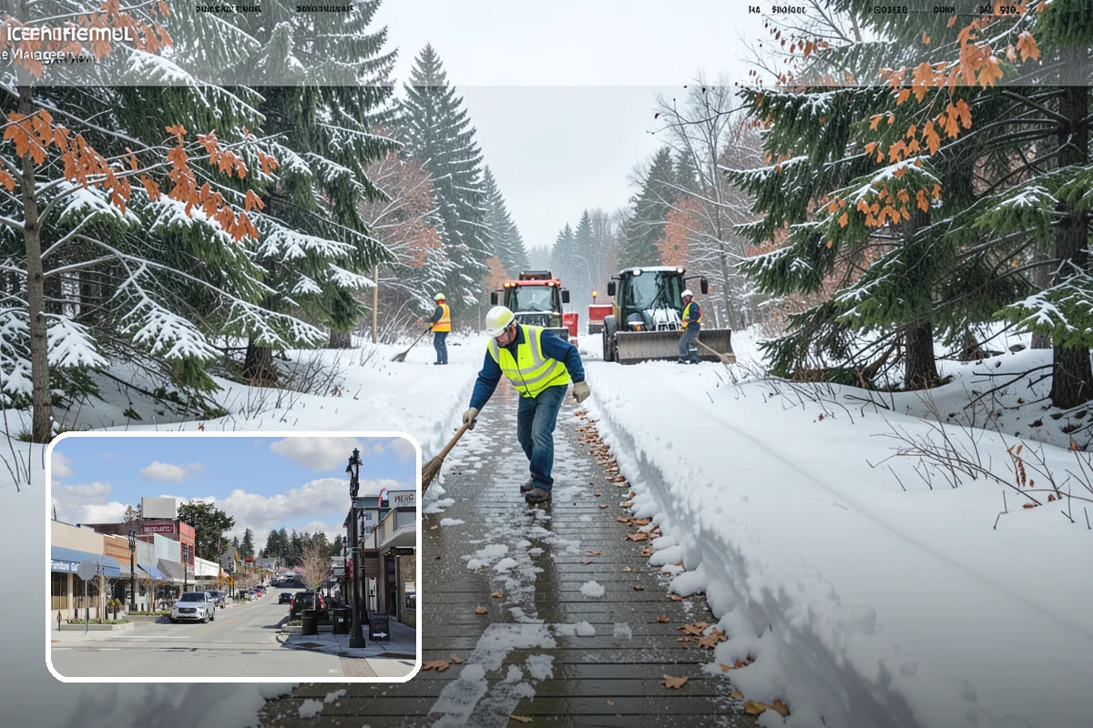 Post-Storm Cleanup in Bothell, King County, WA - Removes packed ridges and leftover windrows