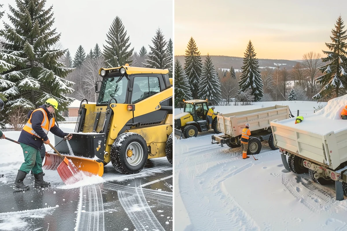 Post-Storm Cleanup in Bothell, King County, WA - We return once the storm's accumulation has stopped