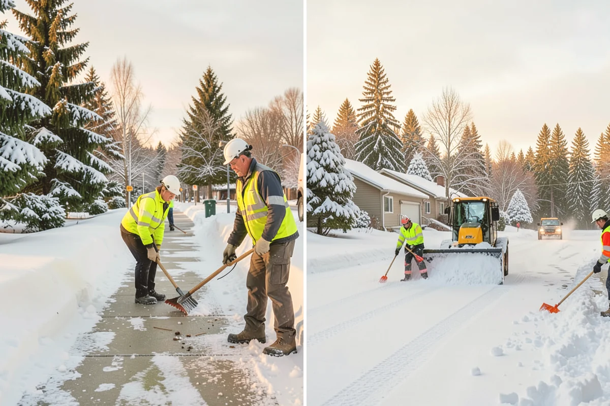 Post-Storm Cleanup in Brier, Snohomish County, WA - We return once the storm's accumulation has stopped