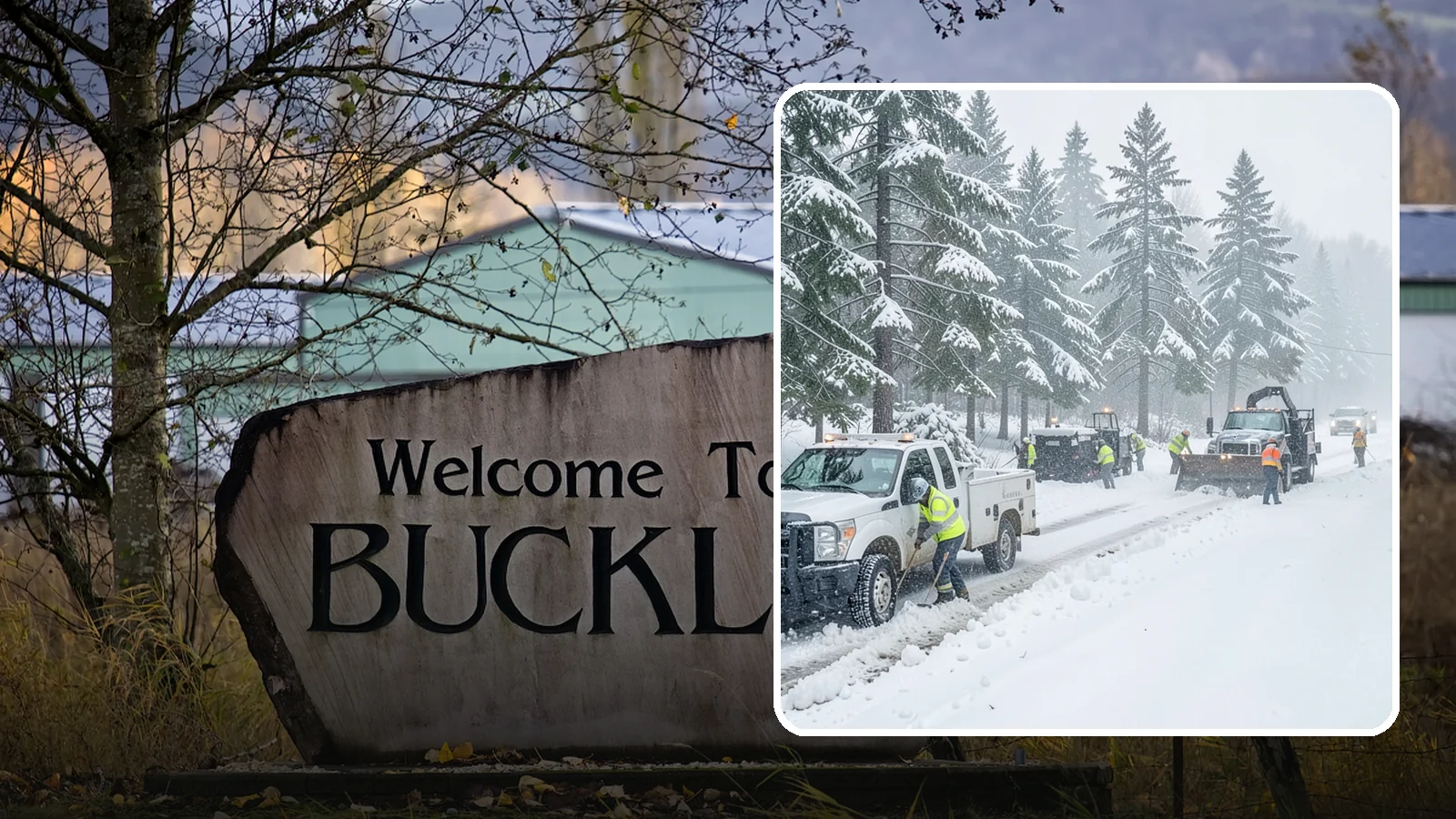 Post-Storm Cleanup in Buckley, Pierce County, WA - Thorough follow-up clearing that removes leftover snow, ice, and slush after the main event passes.