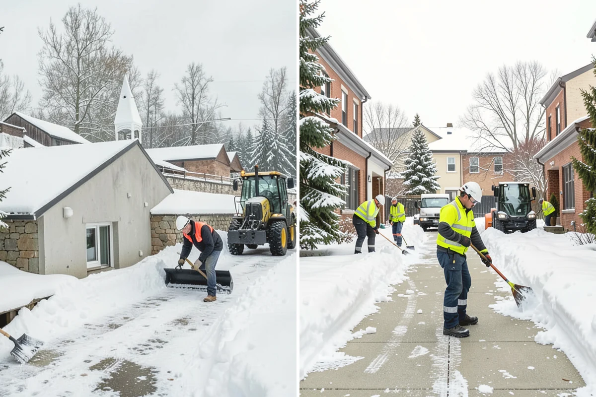 Post-Storm Cleanup in Burien, King County, WA - We return once the storm's accumulation has stopped