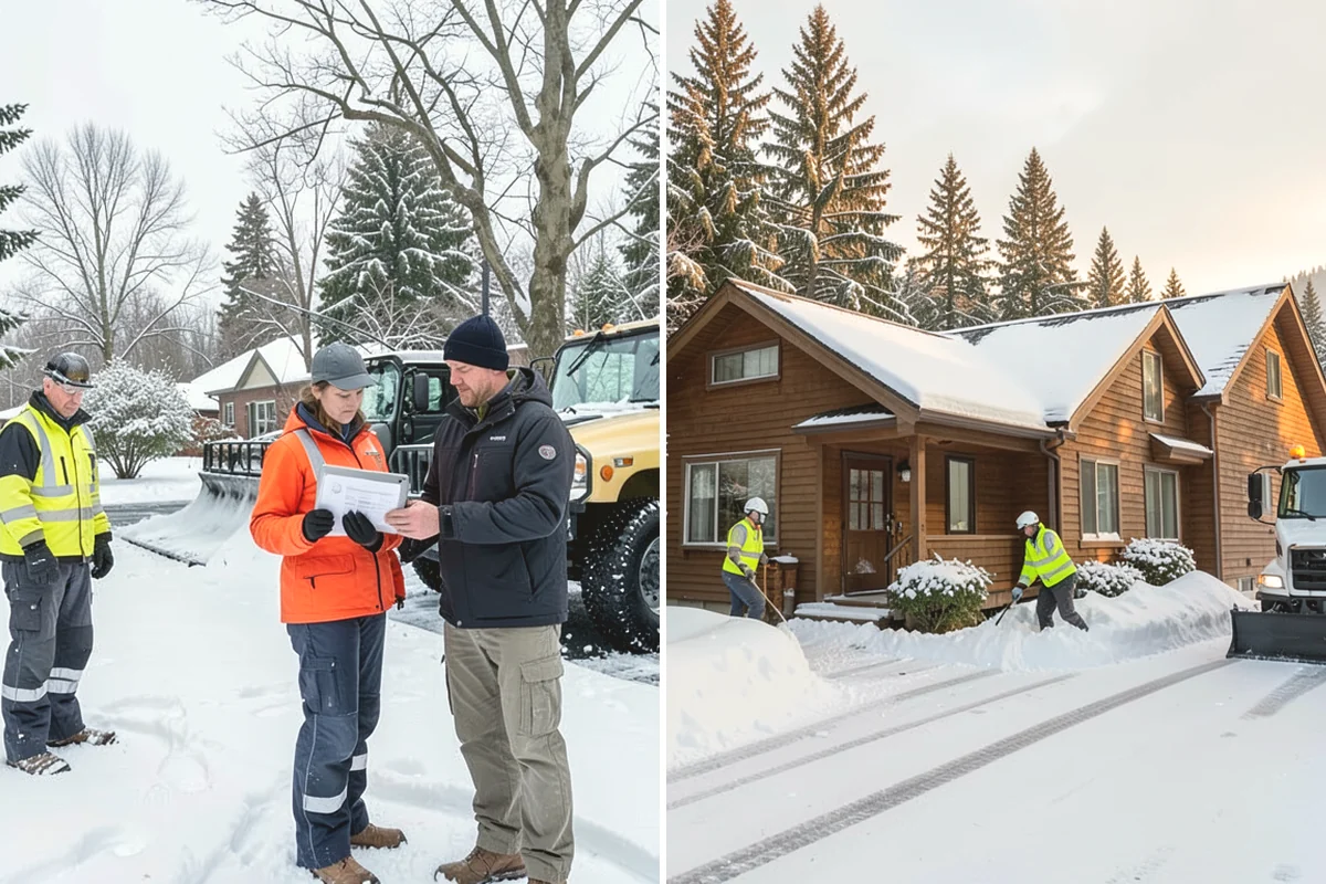 Post-Storm Cleanup in Burlington, Skagit County, WA - We return once the storm's accumulation has stopped