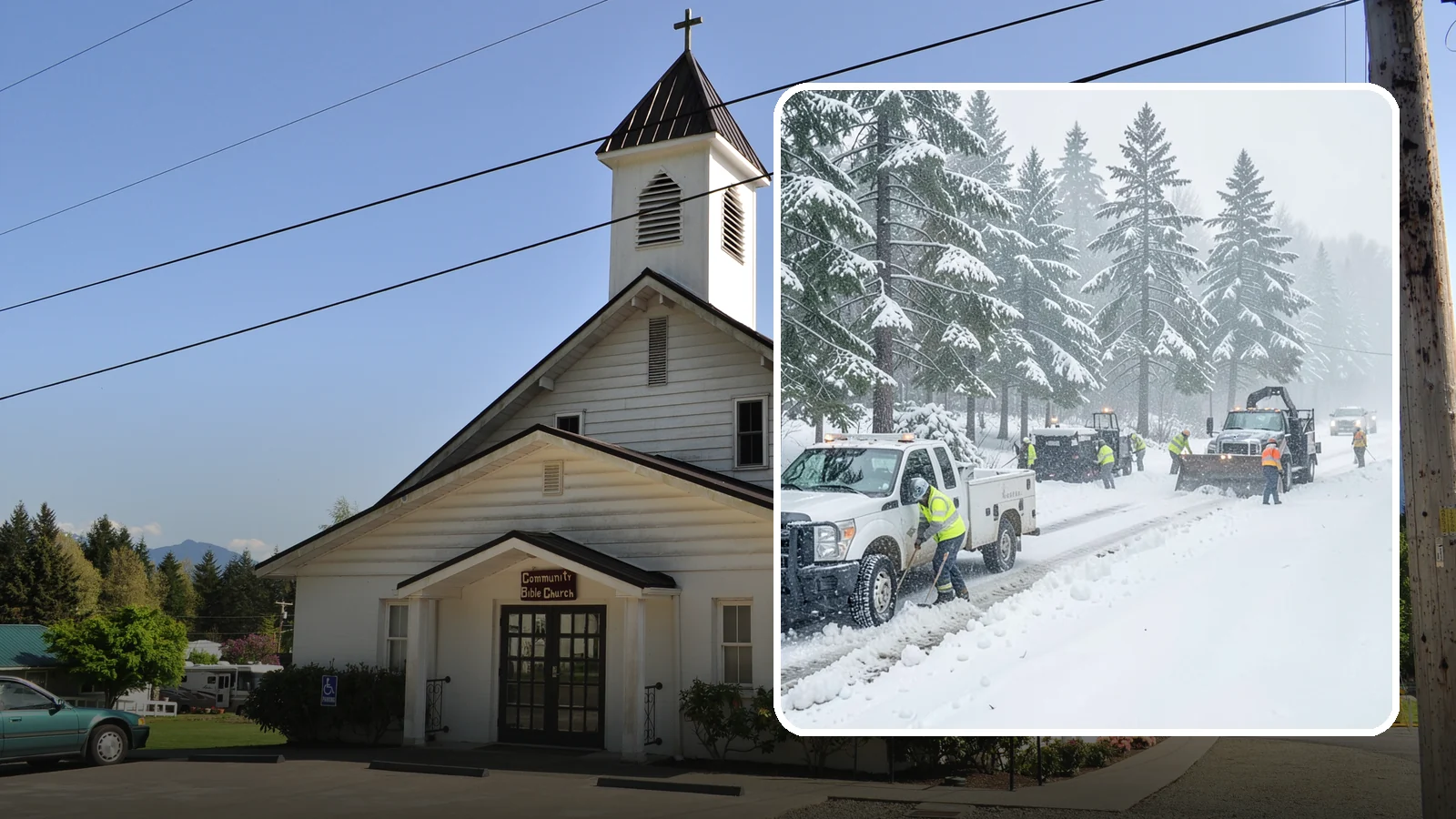 Post-Storm Cleanup in Concrete, Skagit County, WA - Thorough follow-up clearing that removes leftover snow, ice, and slush after the main event passes.