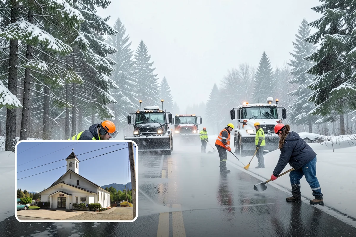 Post-Storm Cleanup in Concrete, Skagit County, WA - Removes packed ridges and leftover windrows