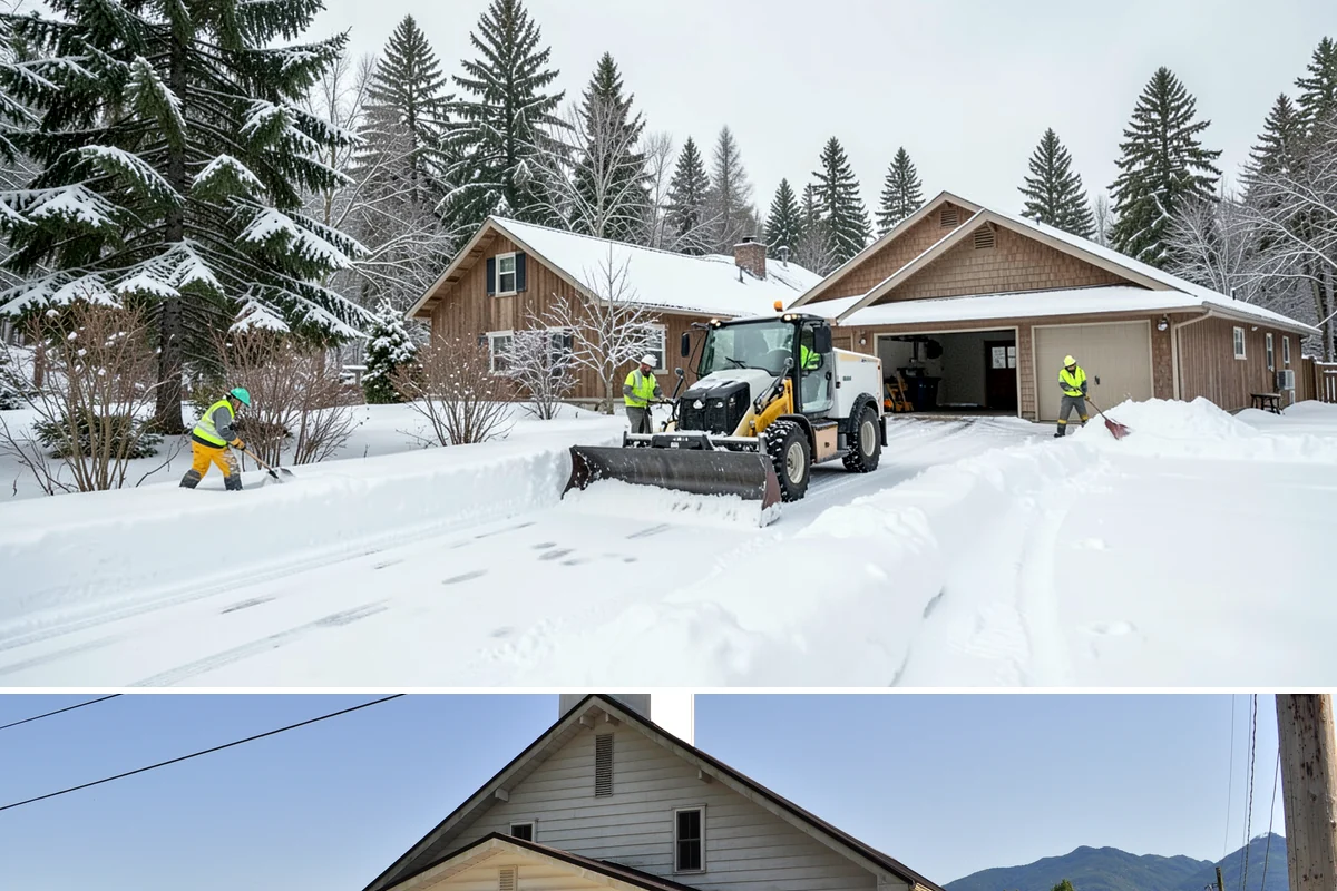 Post-Storm Cleanup in Concrete, Skagit County, WA - Cleanup visits follow storms throughout winter, with the greatest need during January and February freeze-thaw cycles.