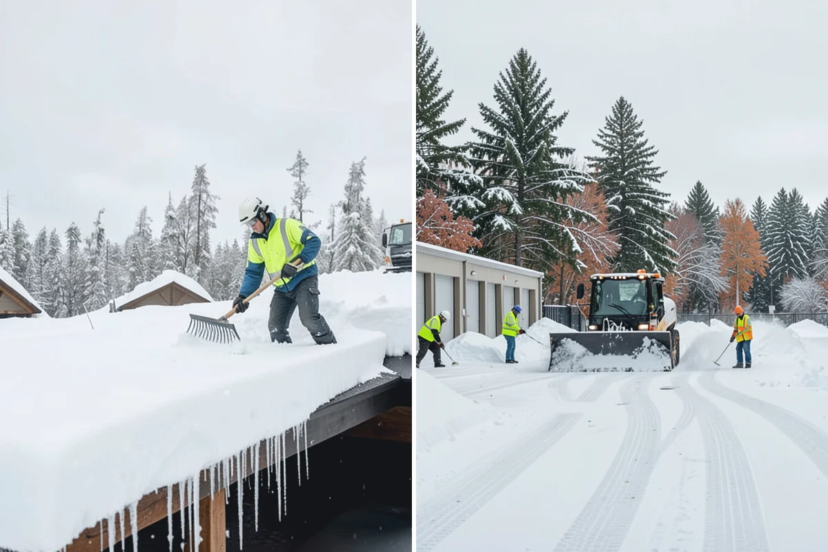 Post-Storm Cleanup in Coupeville, Island County, WA - We return once the storm's accumulation has stopped