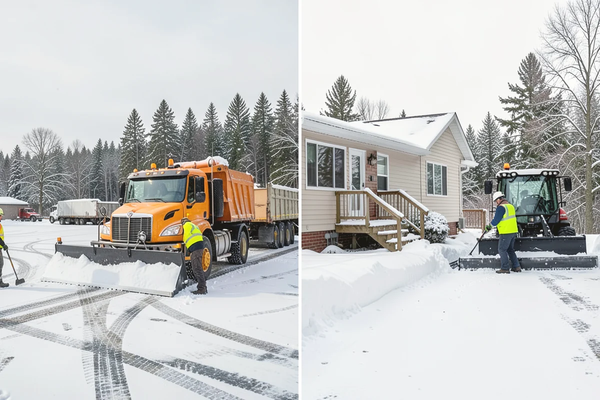 Post-Storm Cleanup in Covington, King County, WA - We return once the storm's accumulation has stopped