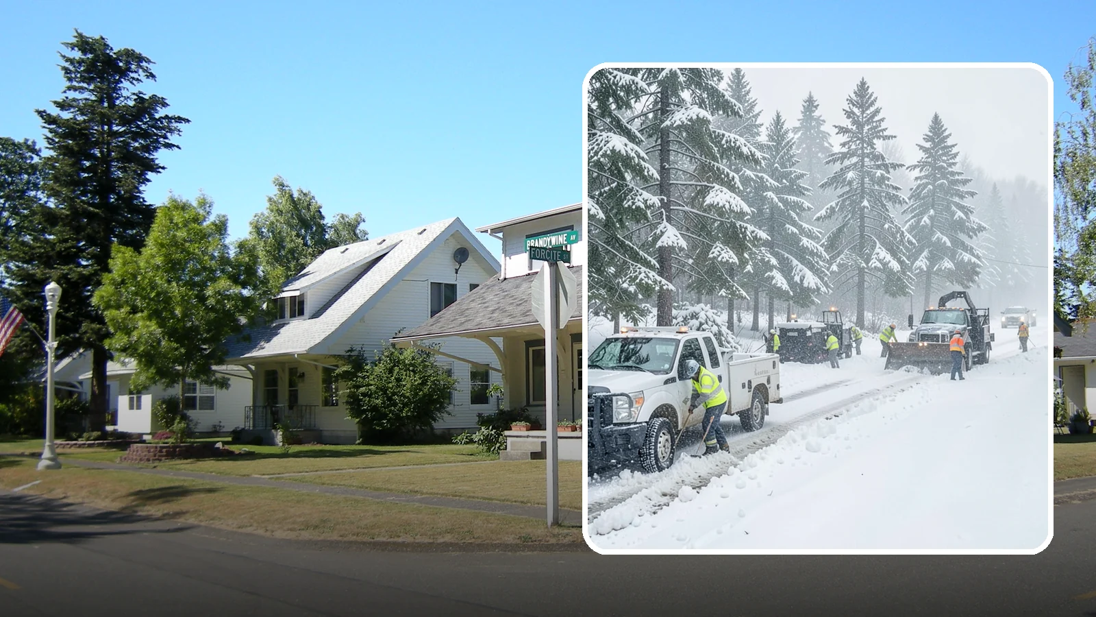 Post-Storm Cleanup in DuPont, Pierce County, WA - Thorough follow-up clearing that removes leftover snow, ice, and slush after the main event passes.