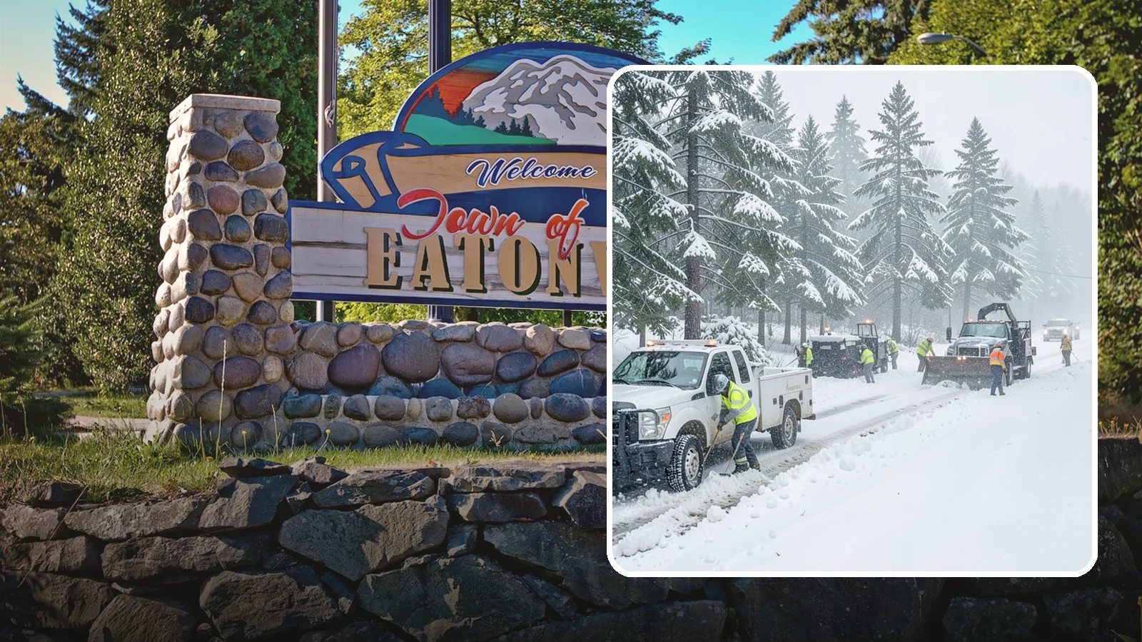 Post-Storm Cleanup in Eatonville, Pierce County, WA - Thorough follow-up clearing that removes leftover snow, ice, and slush after the main event passes.