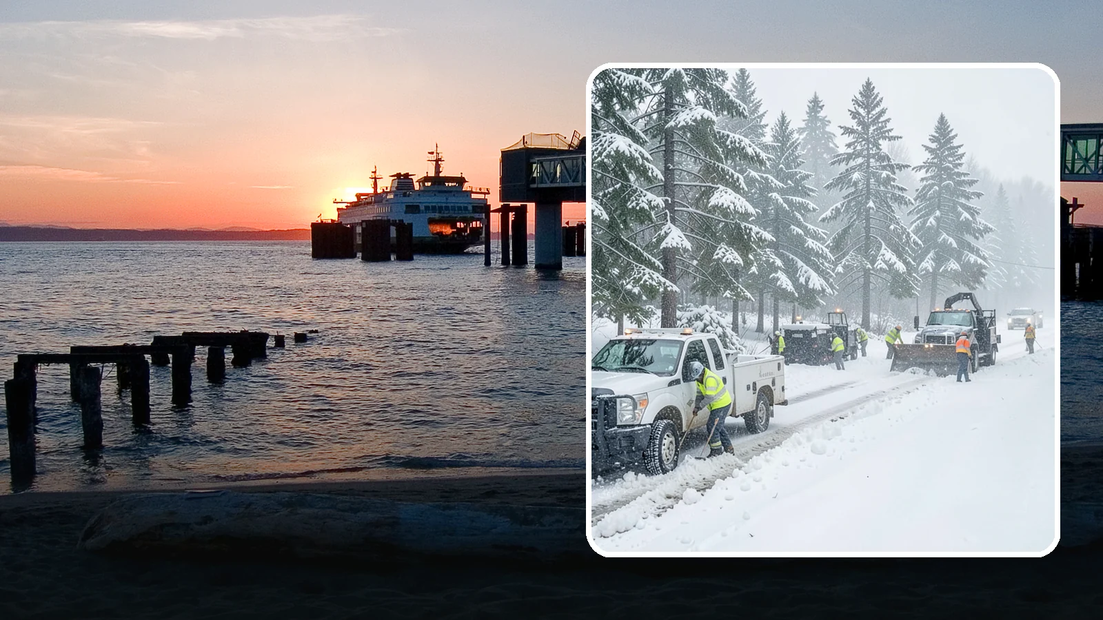 Post-Storm Cleanup in Edmonds, Snohomish County, WA - Thorough follow-up clearing that removes leftover snow, ice, and slush after the main event passes.