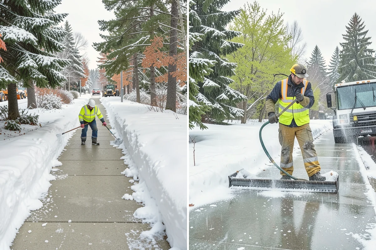 Post-Storm Cleanup in Edmonds, Snohomish County, WA - We return once the storm's accumulation has stopped