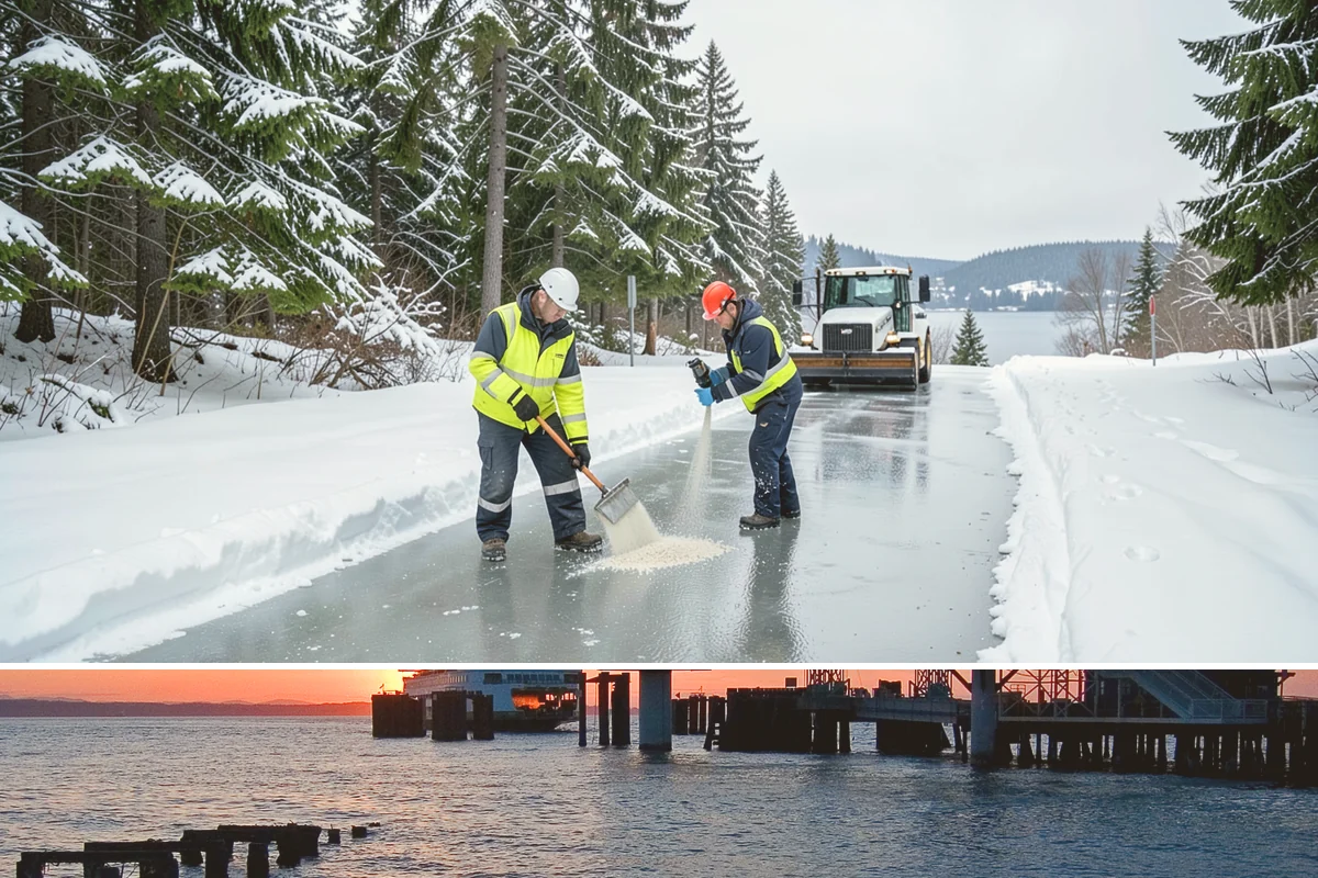 Post-Storm Cleanup in Edmonds, Snohomish County, WA - Cleanup visits follow storms throughout winter, with the greatest need during January and February freeze-thaw cycles.