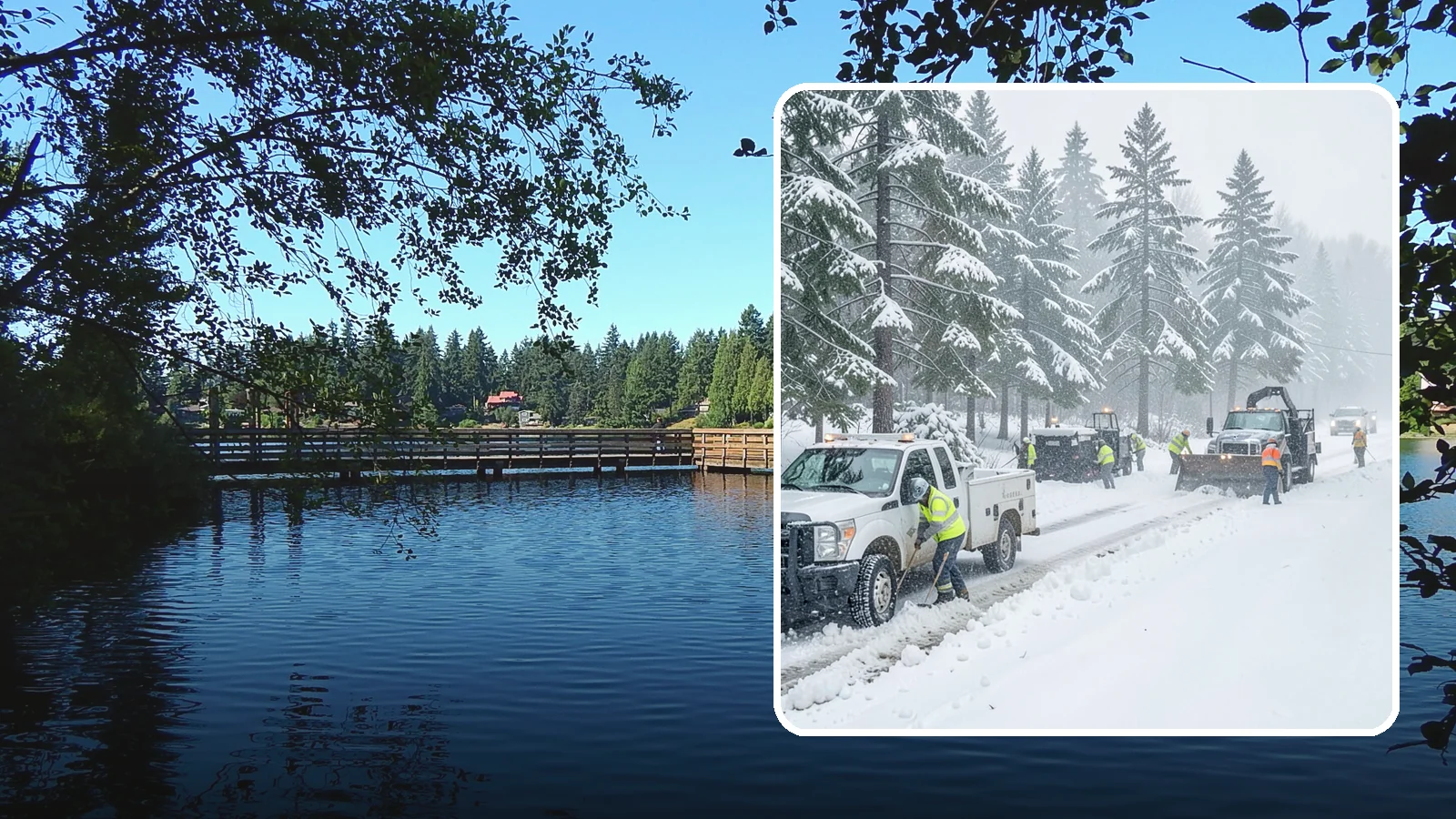 Post-Storm Cleanup in Federal Way, King County, WA - Thorough follow-up clearing that removes leftover snow, ice, and slush after the main event passes.