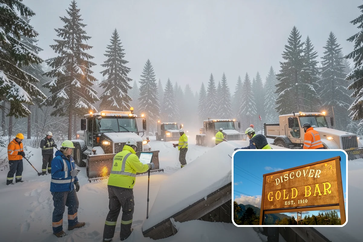 Post-Storm Cleanup in Gold Bar, Snohomish County, WA - Removes packed ridges and leftover windrows