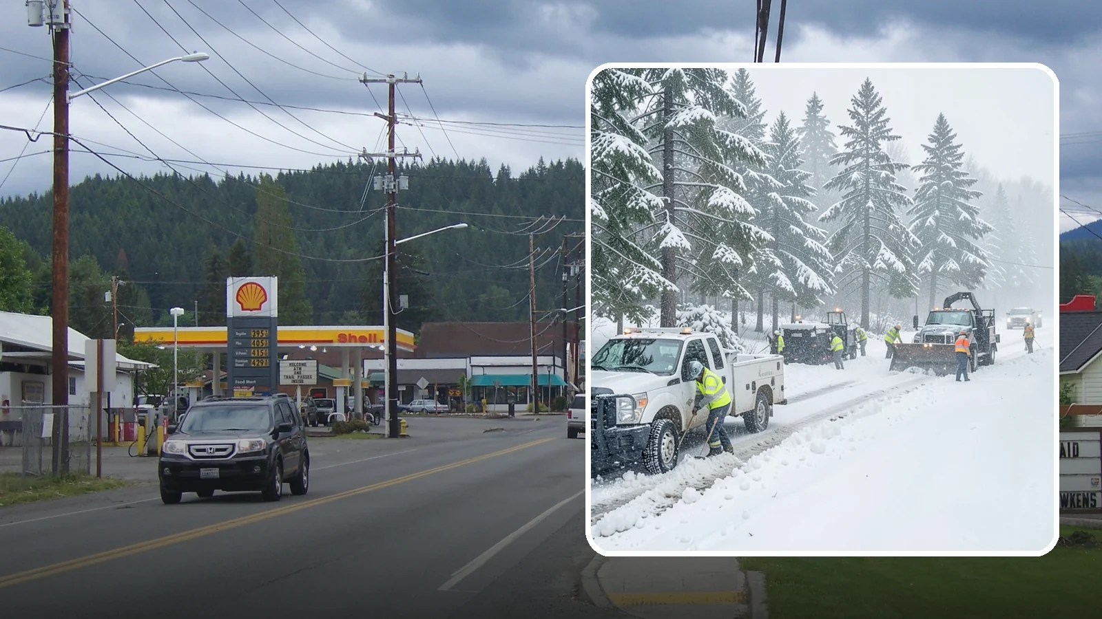 Post-Storm Cleanup in Granite Falls, Snohomish County, WA - Thorough follow-up clearing that removes leftover snow, ice, and slush after the main event passes.