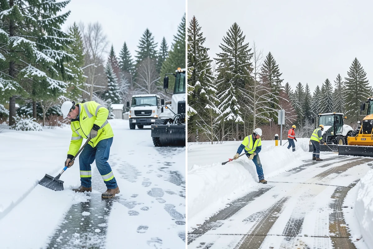Post-Storm Cleanup in Hamilton, Skagit County, WA - We return once the storm's accumulation has stopped