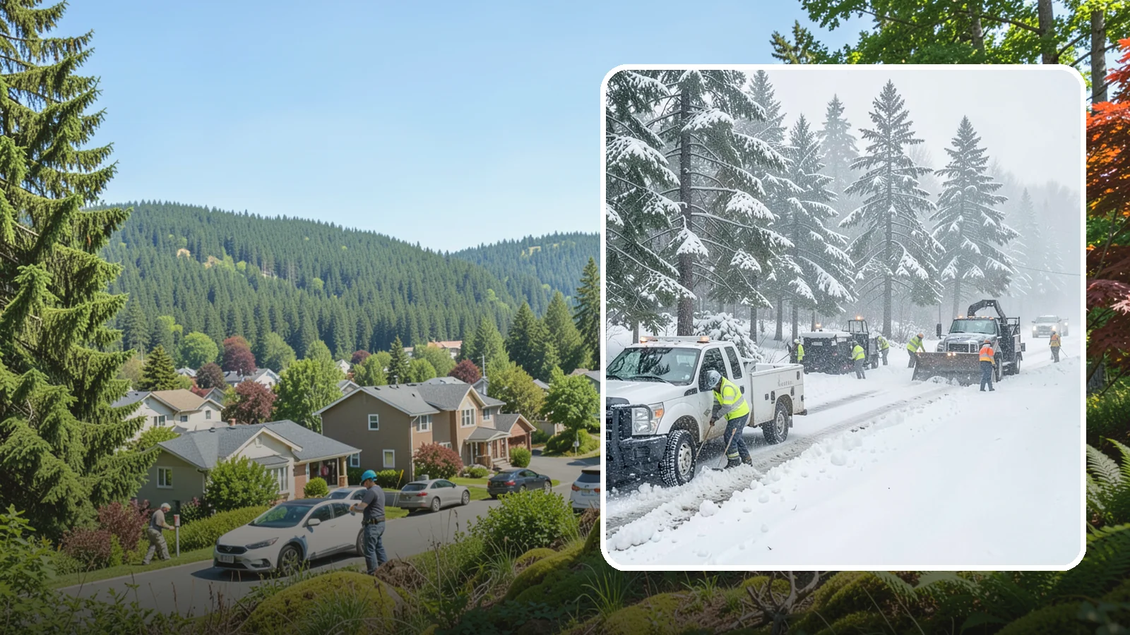 Post-Storm Cleanup in Index, Snohomish County, WA - Thorough follow-up clearing that removes leftover snow, ice, and slush after the main event passes.
