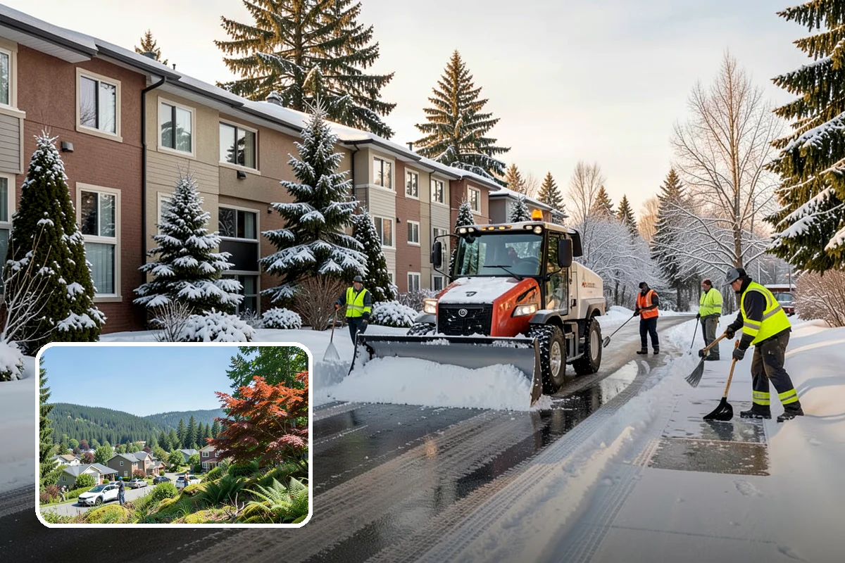 Post-Storm Cleanup in Index, Snohomish County, WA - Removes packed ridges and leftover windrows