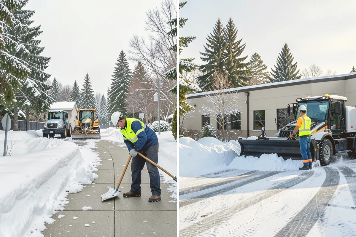 Post-Storm Cleanup in Kirkland, King County, WA - We return once the storm's accumulation has stopped