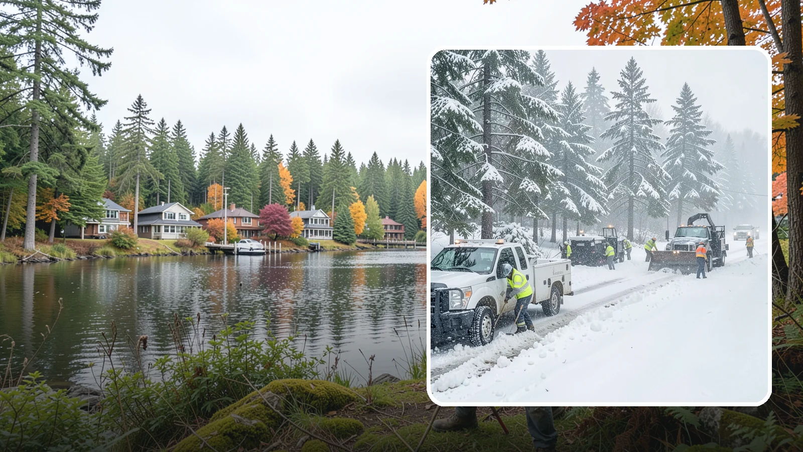 Post-Storm Cleanup in La Conner, Skagit County, WA - Thorough follow-up clearing that removes leftover snow, ice, and slush after the main event passes.