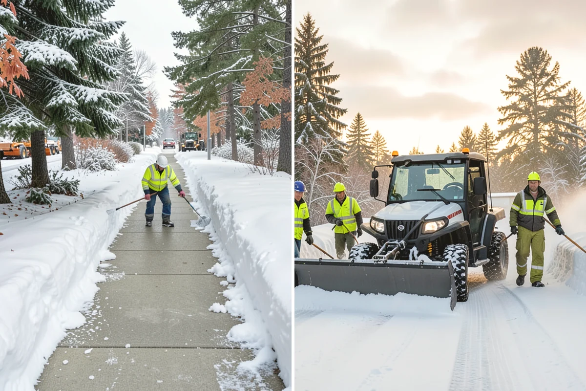 Post-Storm Cleanup in La Conner, Skagit County, WA - We return once the storm's accumulation has stopped