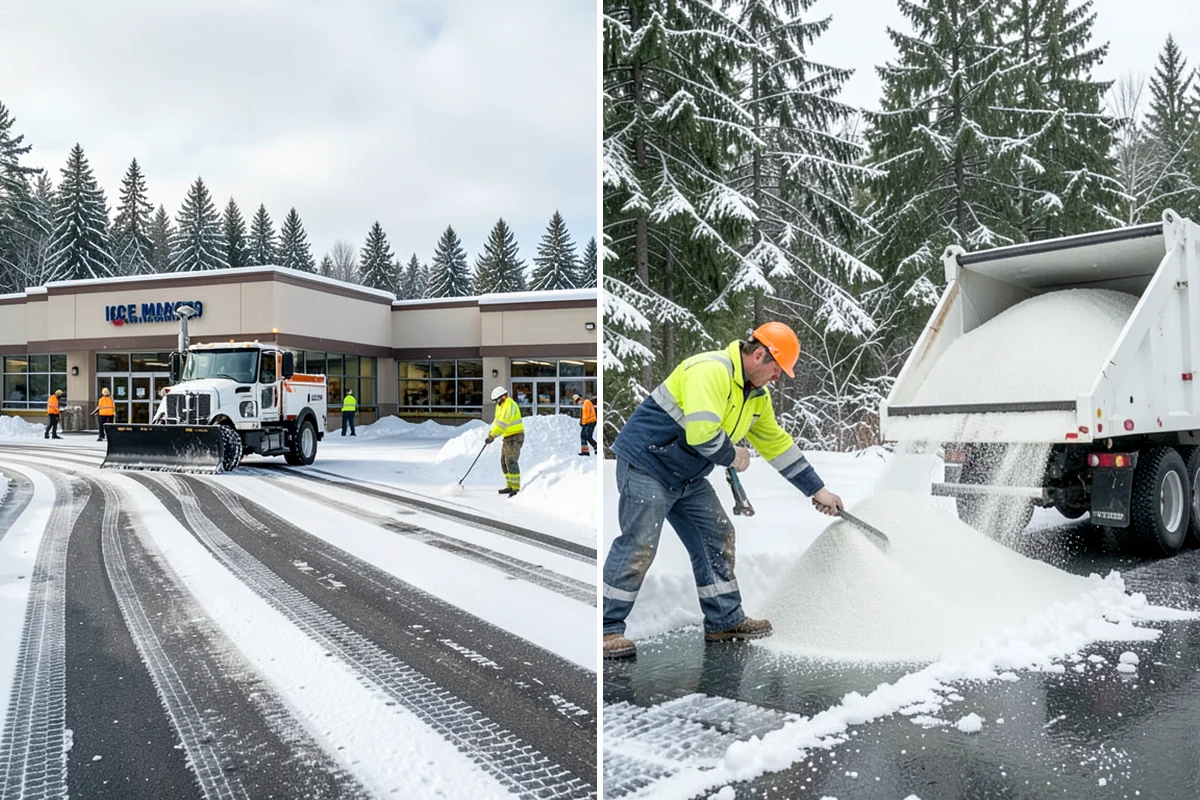 Post-Storm Cleanup in Lake Forest Park, King County, WA - We return once the storm's accumulation has stopped