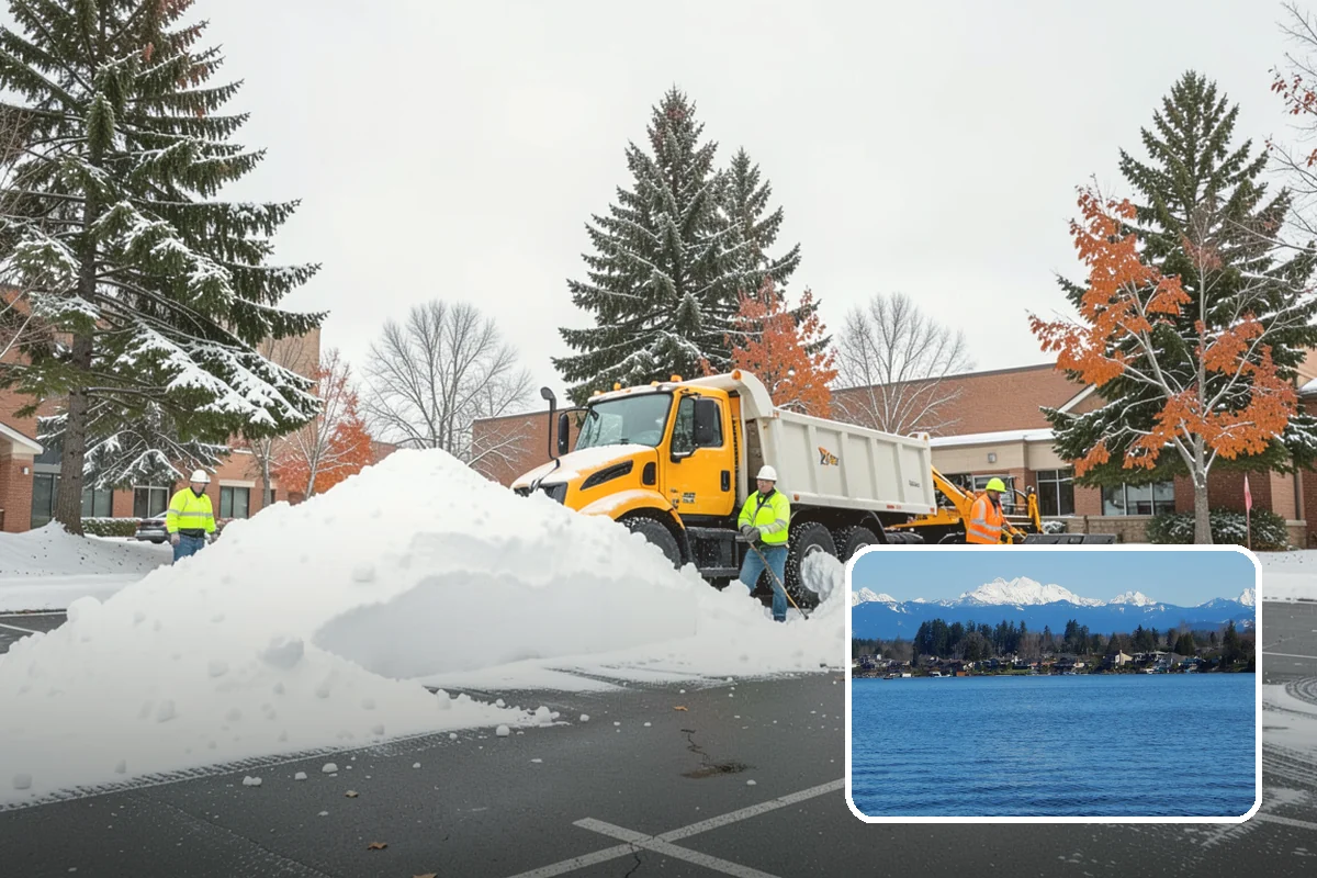 Post-Storm Cleanup in Lake Stevens, Snohomish County, WA - Removes packed ridges and leftover windrows