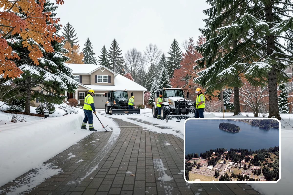 Post-Storm Cleanup in Lakewood, Pierce County, WA - Removes packed ridges and leftover windrows
