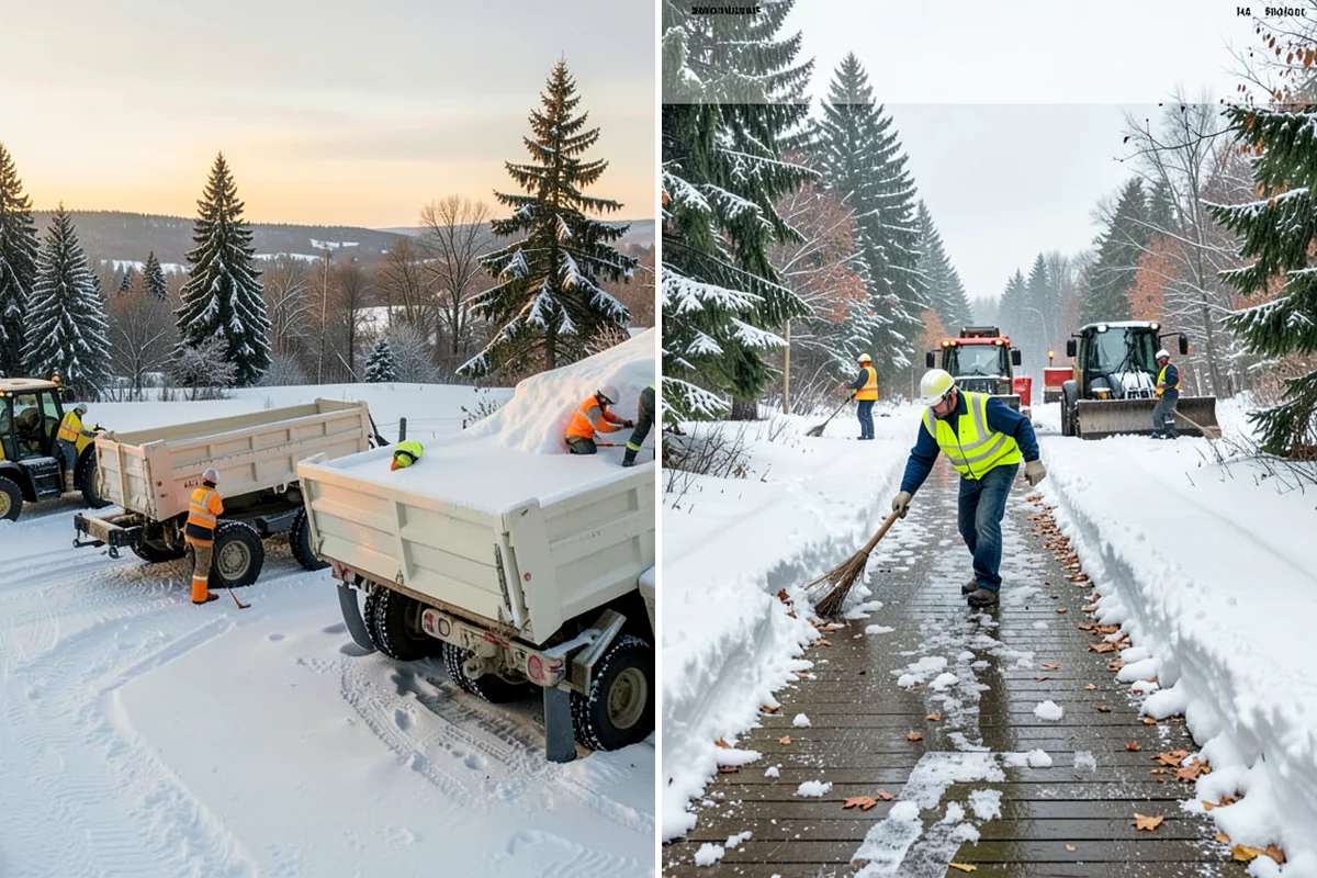 Post-Storm Cleanup in Lakewood, Pierce County, WA - We return once the storm's accumulation has stopped