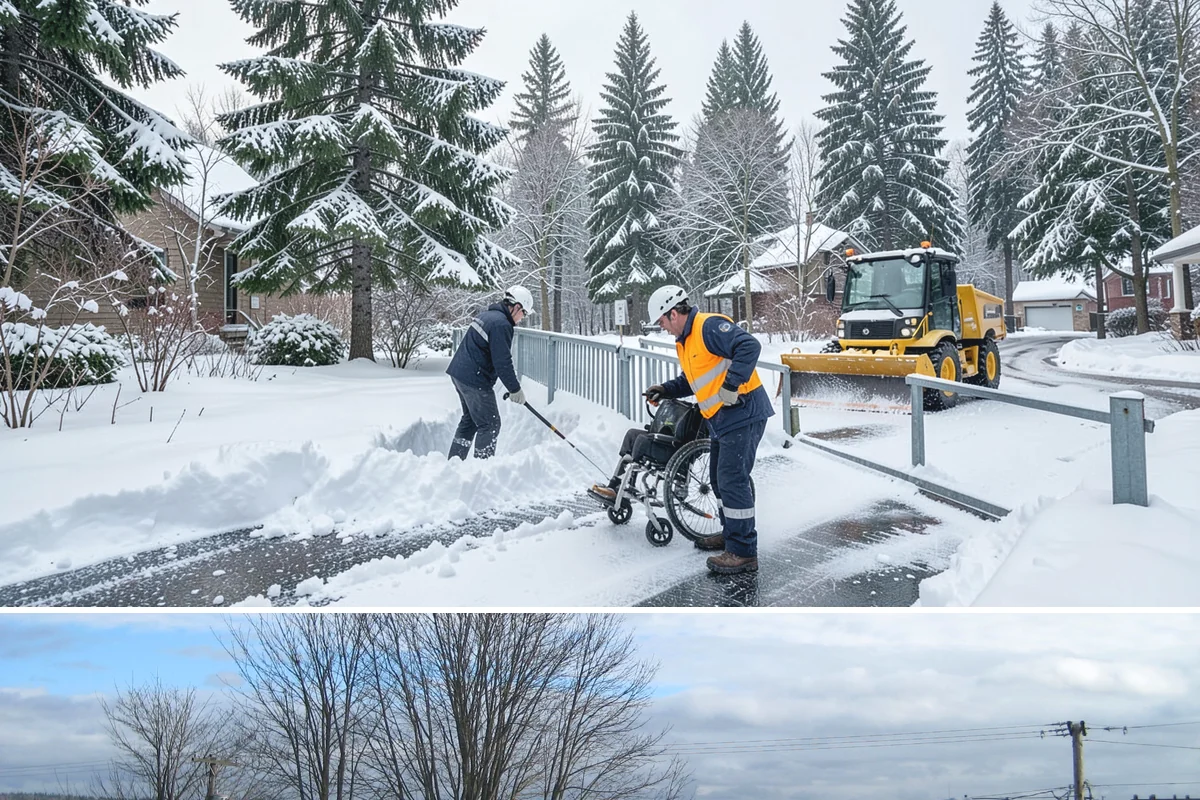 Post-Storm Cleanup in Langley, Island County, WA - Cleanup visits follow storms throughout winter, with the greatest need during January and February freeze-thaw cycles.