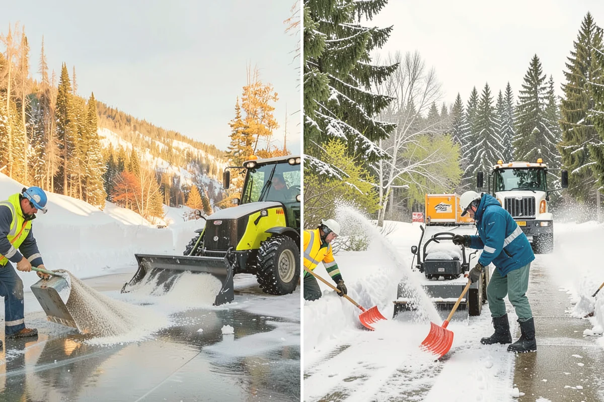 Post-Storm Cleanup in Lynnwood, Snohomish County, WA - We return once the storm's accumulation has stopped