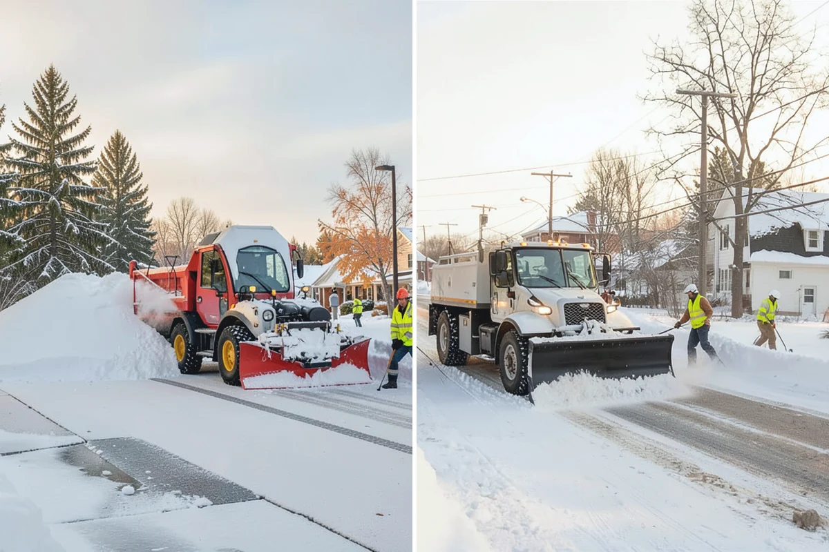 Post-Storm Cleanup in Marysville, Snohomish County, WA - We return once the storm's accumulation has stopped