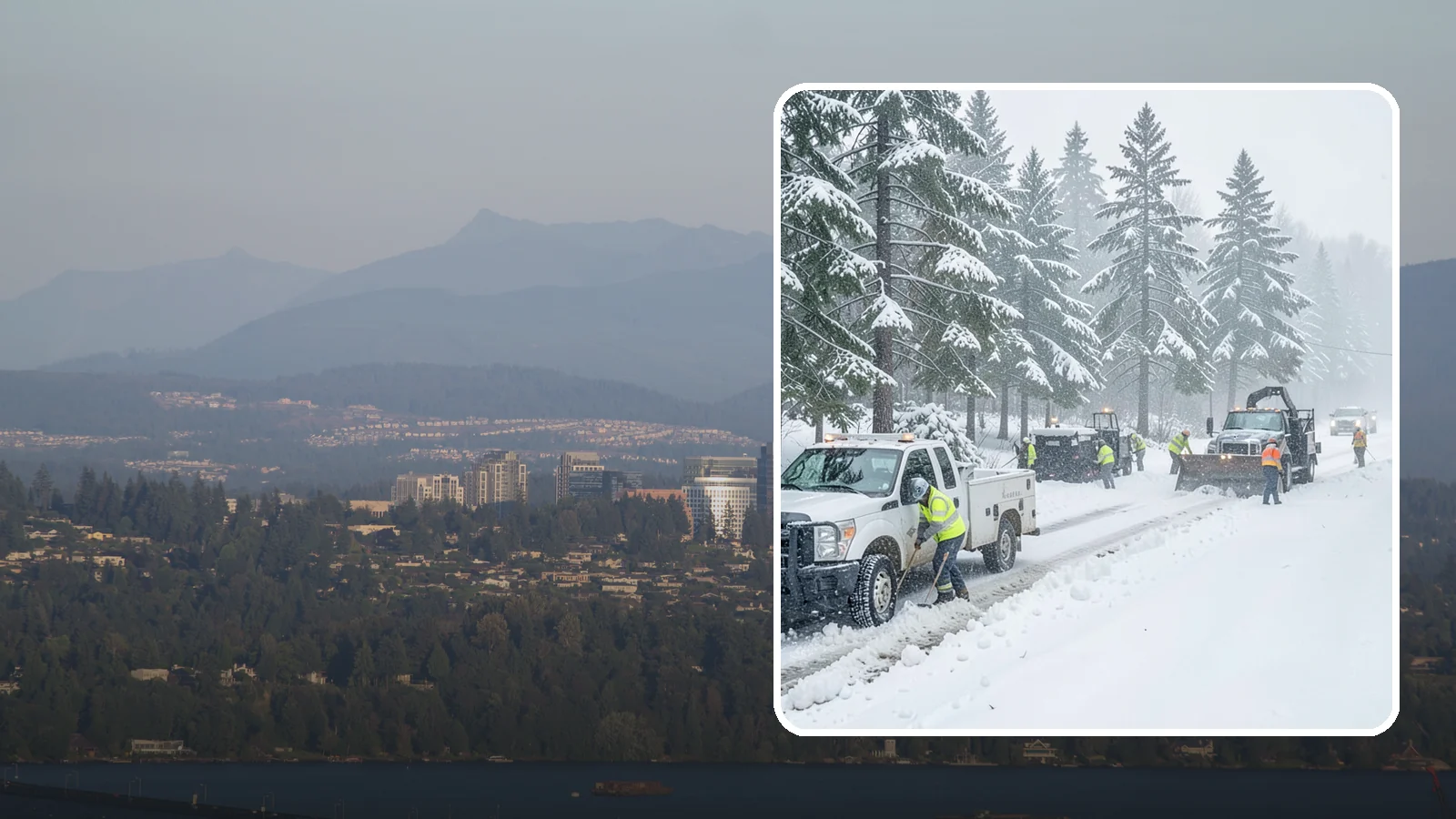 Post-Storm Cleanup in Medina, King County, WA - Thorough follow-up clearing that removes leftover snow, ice, and slush after the main event passes.