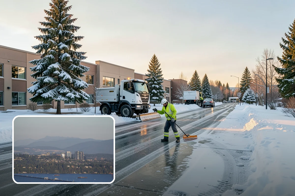 Post-Storm Cleanup in Medina, King County, WA - Removes packed ridges and leftover windrows