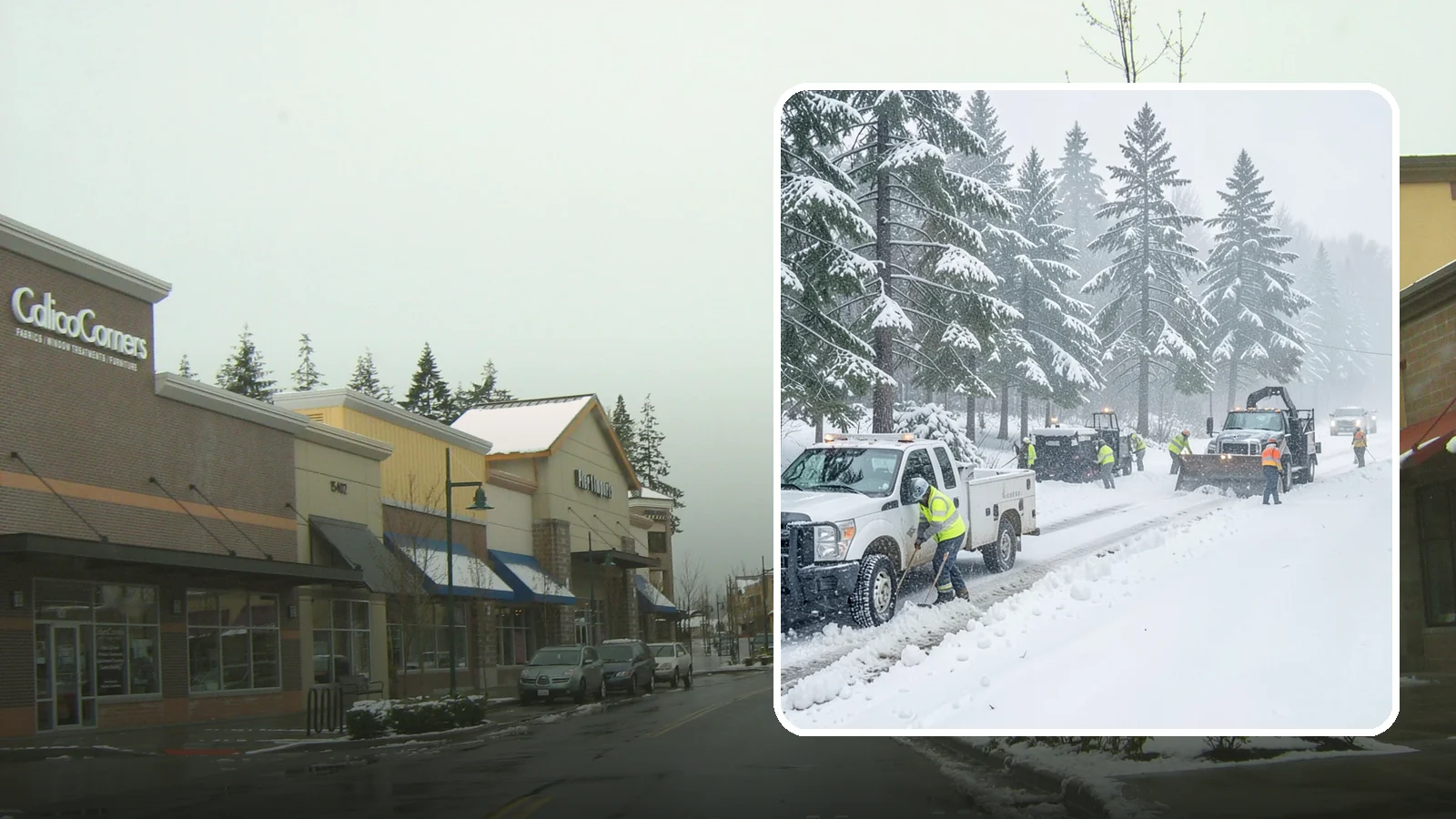 Post-Storm Cleanup in Mill Creek, Snohomish County, WA - Thorough follow-up clearing that removes leftover snow, ice, and slush after the main event passes.