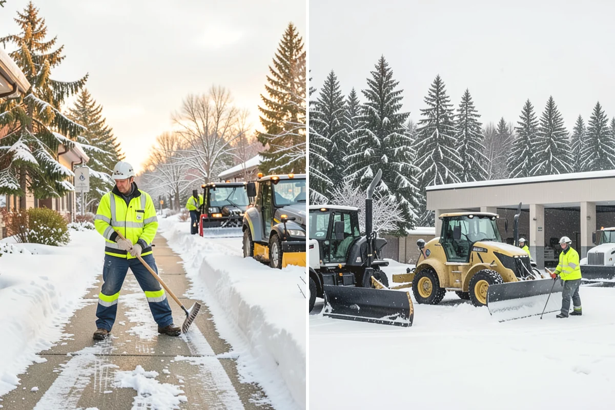 Post-Storm Cleanup in Monroe, Snohomish County, WA - We return once the storm's accumulation has stopped
