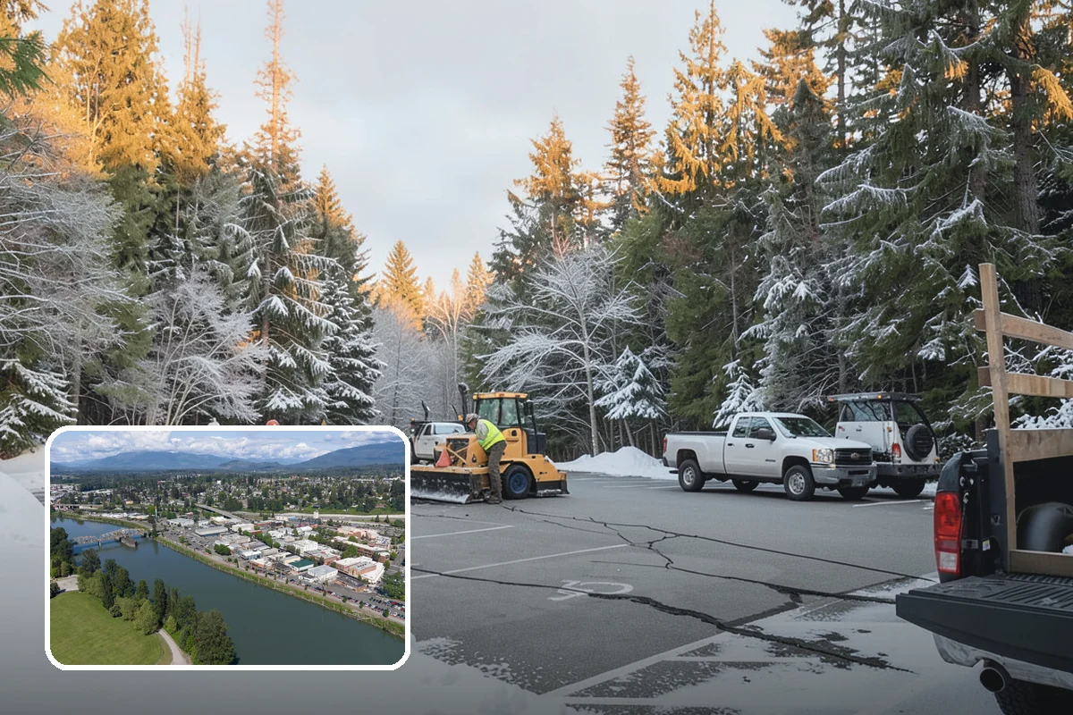 Post-Storm Cleanup in Mount Vernon, Skagit County, WA - Removes packed ridges and leftover windrows