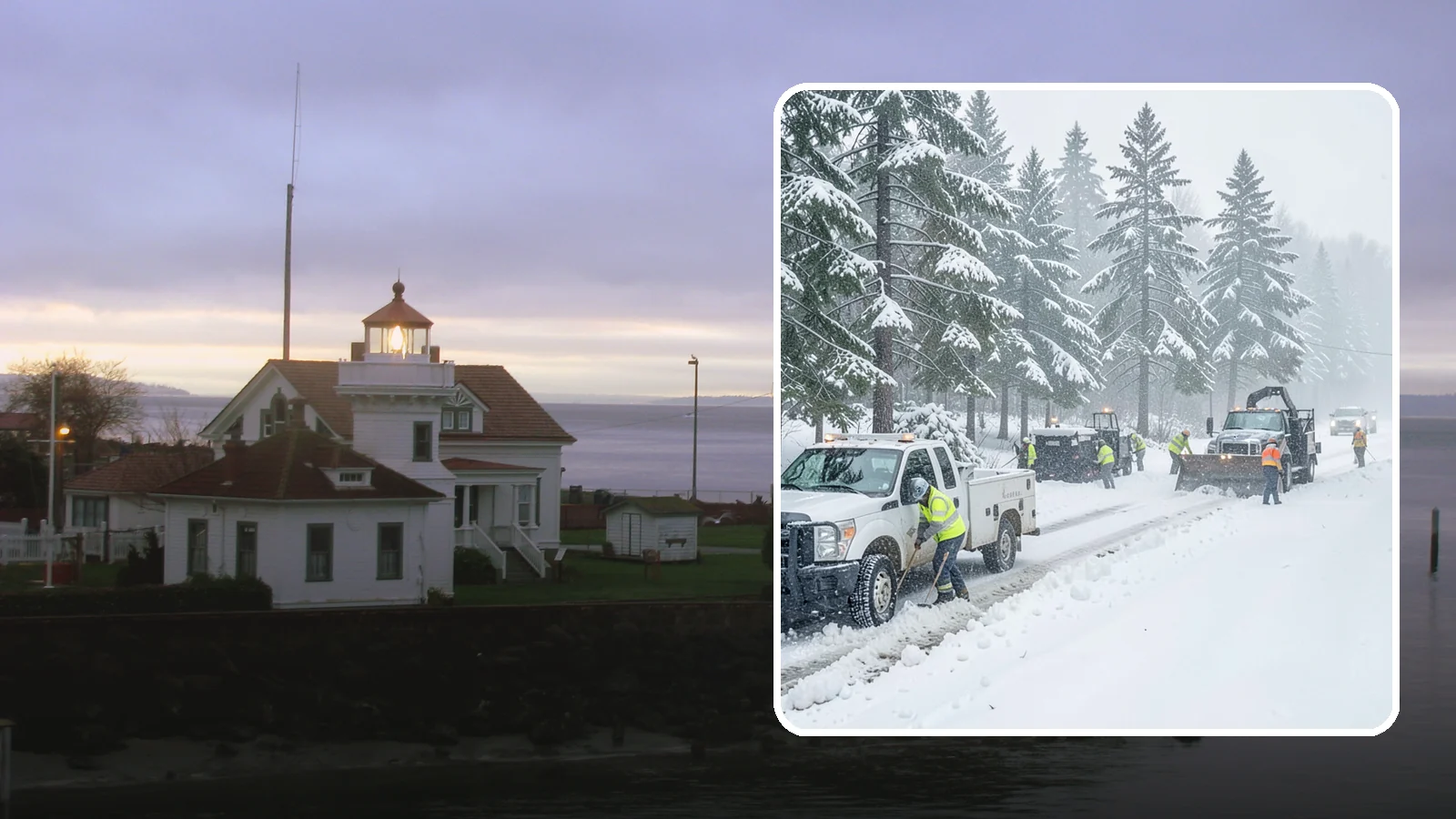 Post-Storm Cleanup in Mukilteo, Snohomish County, WA - Thorough follow-up clearing that removes leftover snow, ice, and slush after the main event passes.