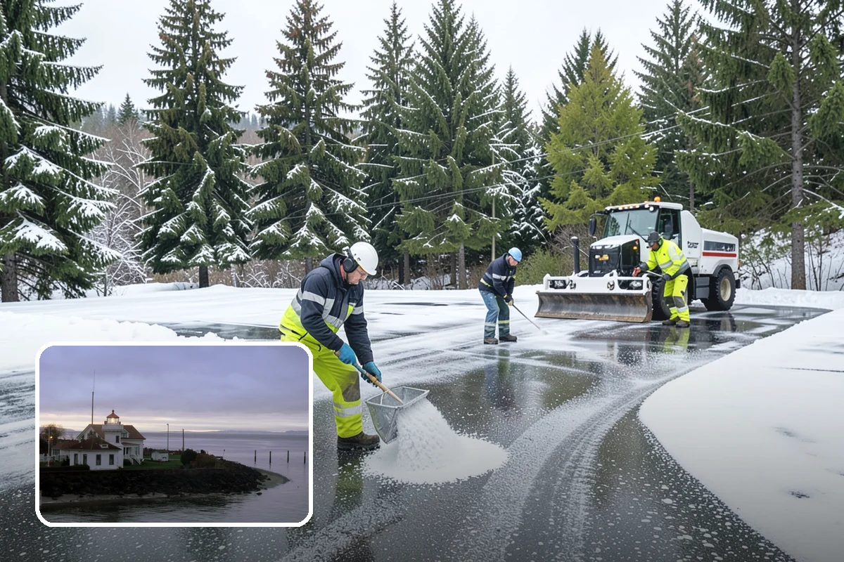 Post-Storm Cleanup in Mukilteo, Snohomish County, WA - Removes packed ridges and leftover windrows
