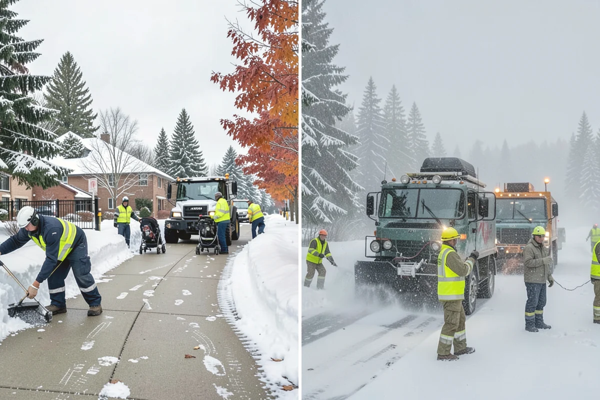 Post-Storm Cleanup in Mukilteo, Snohomish County, WA - We return once the storm's accumulation has stopped