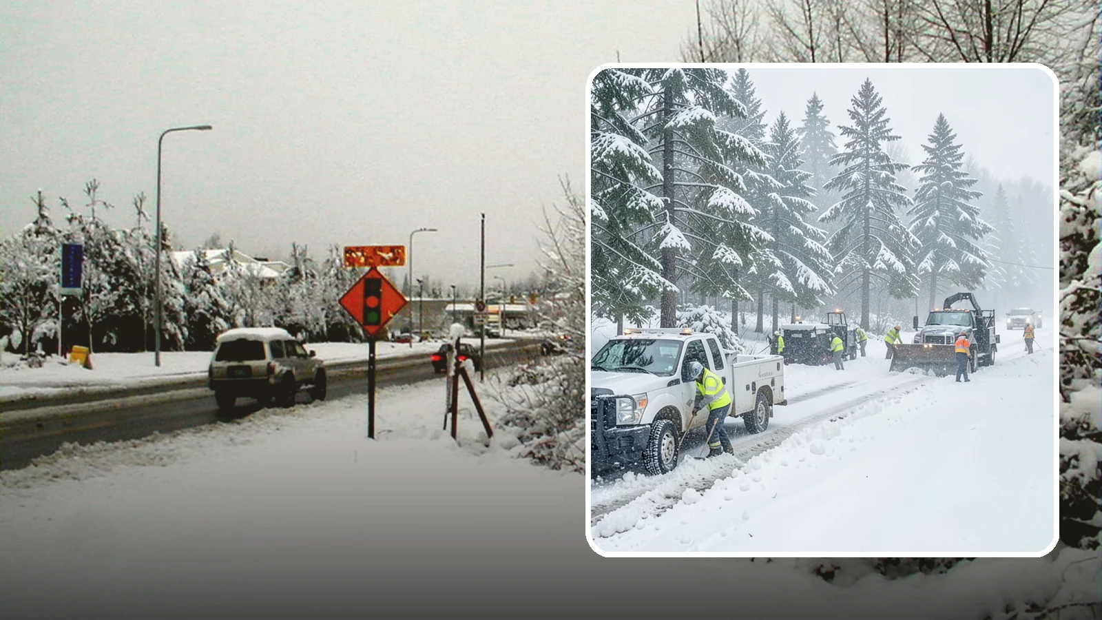 Post-Storm Cleanup in Newcastle, King County, WA - Thorough follow-up clearing that removes leftover snow, ice, and slush after the main event passes.