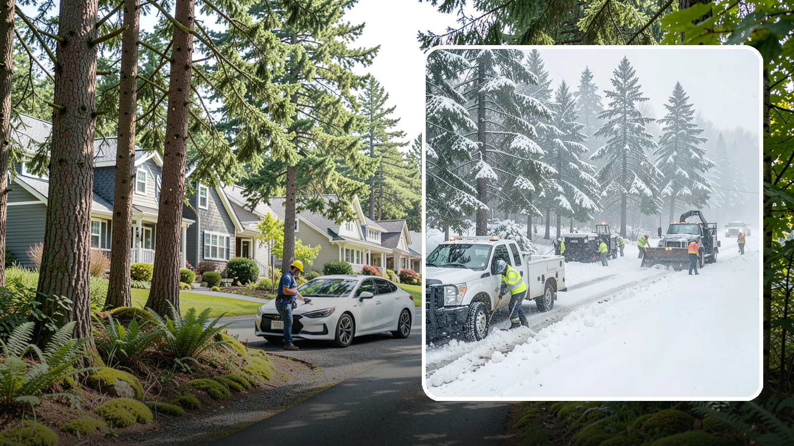 Post-Storm Cleanup in Normandy Park, King County, WA - Thorough follow-up clearing that removes leftover snow, ice, and slush after the main event passes.
