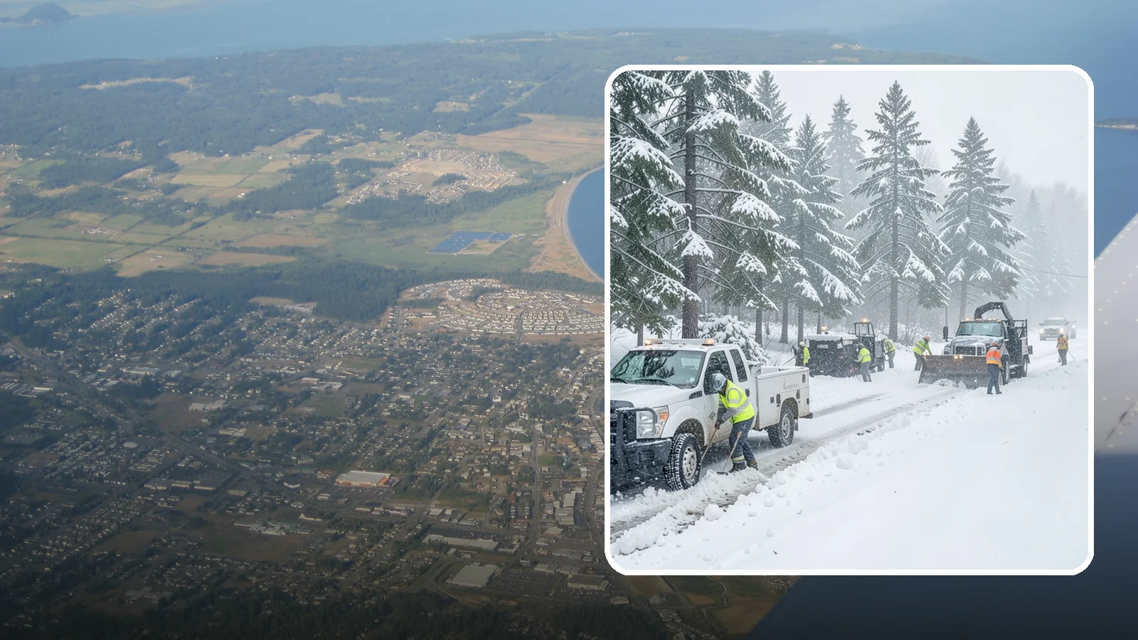 Post-Storm Cleanup in Oak Harbor, Island County, WA - Thorough follow-up clearing that removes leftover snow, ice, and slush after the main event passes.