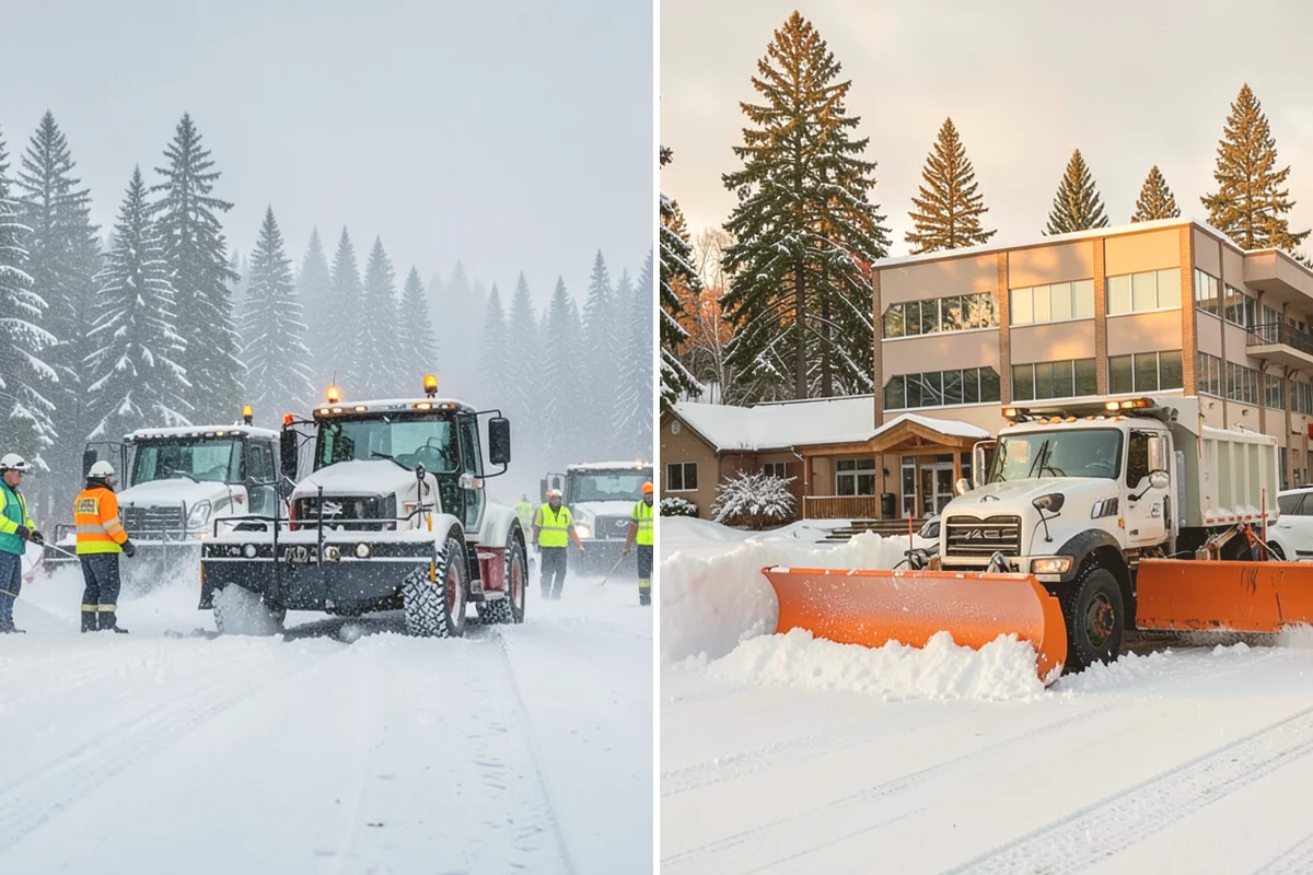 Post-Storm Cleanup in Orting, Pierce County, WA - We return once the storm's accumulation has stopped