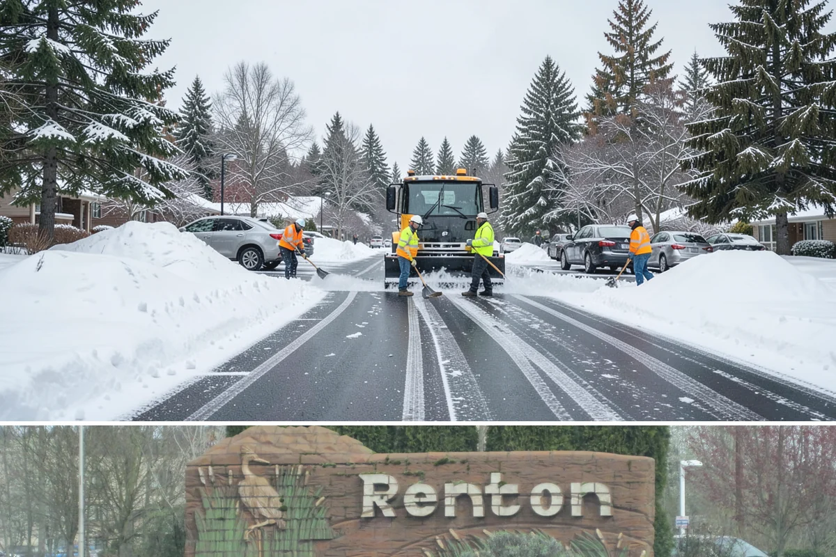 Post-Storm Cleanup in Renton, King County, WA - Cleanup visits follow storms throughout winter, with the greatest need during January and February freeze-thaw cycles.