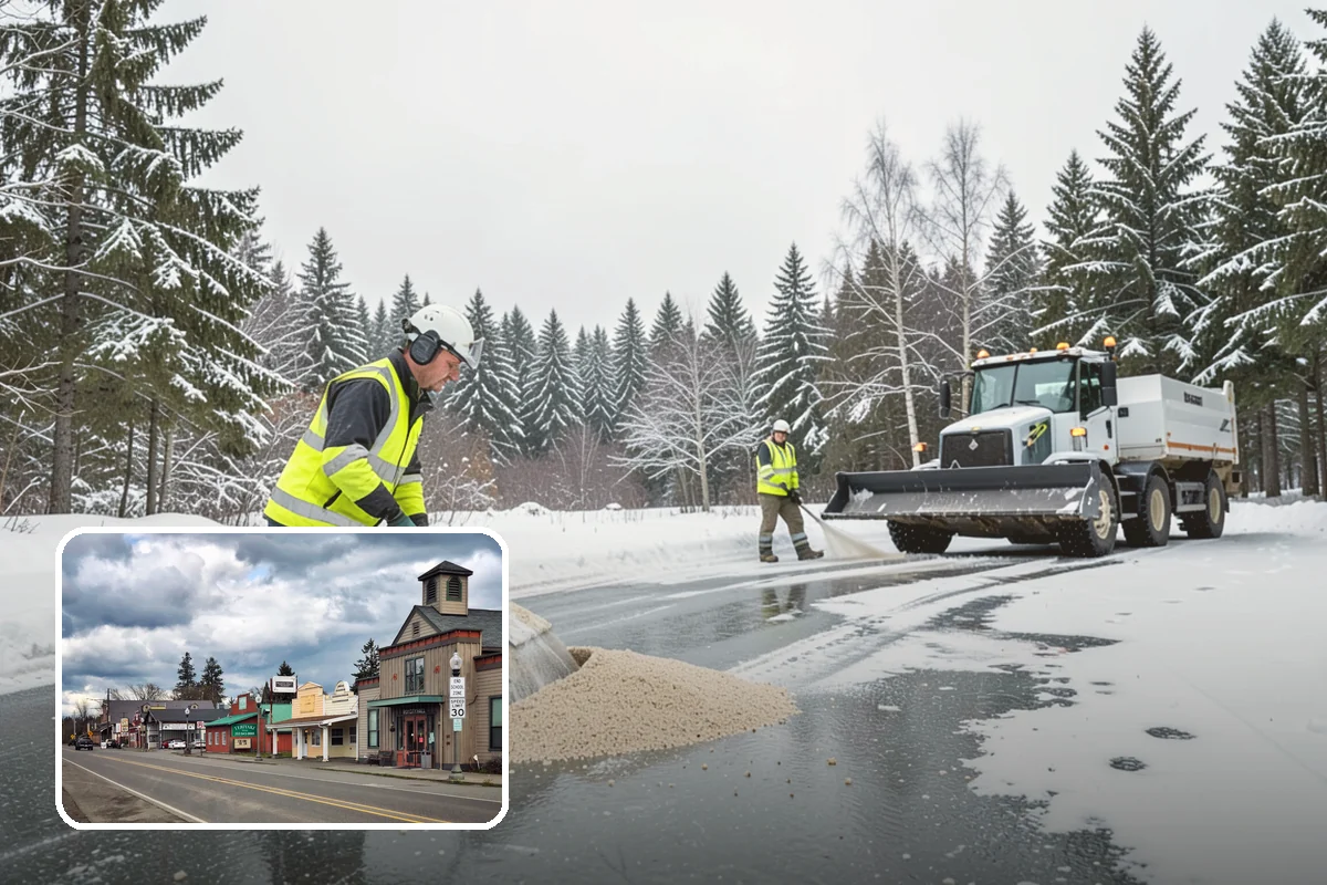 Post-Storm Cleanup in Roy, Pierce County, WA - Removes packed ridges and leftover windrows