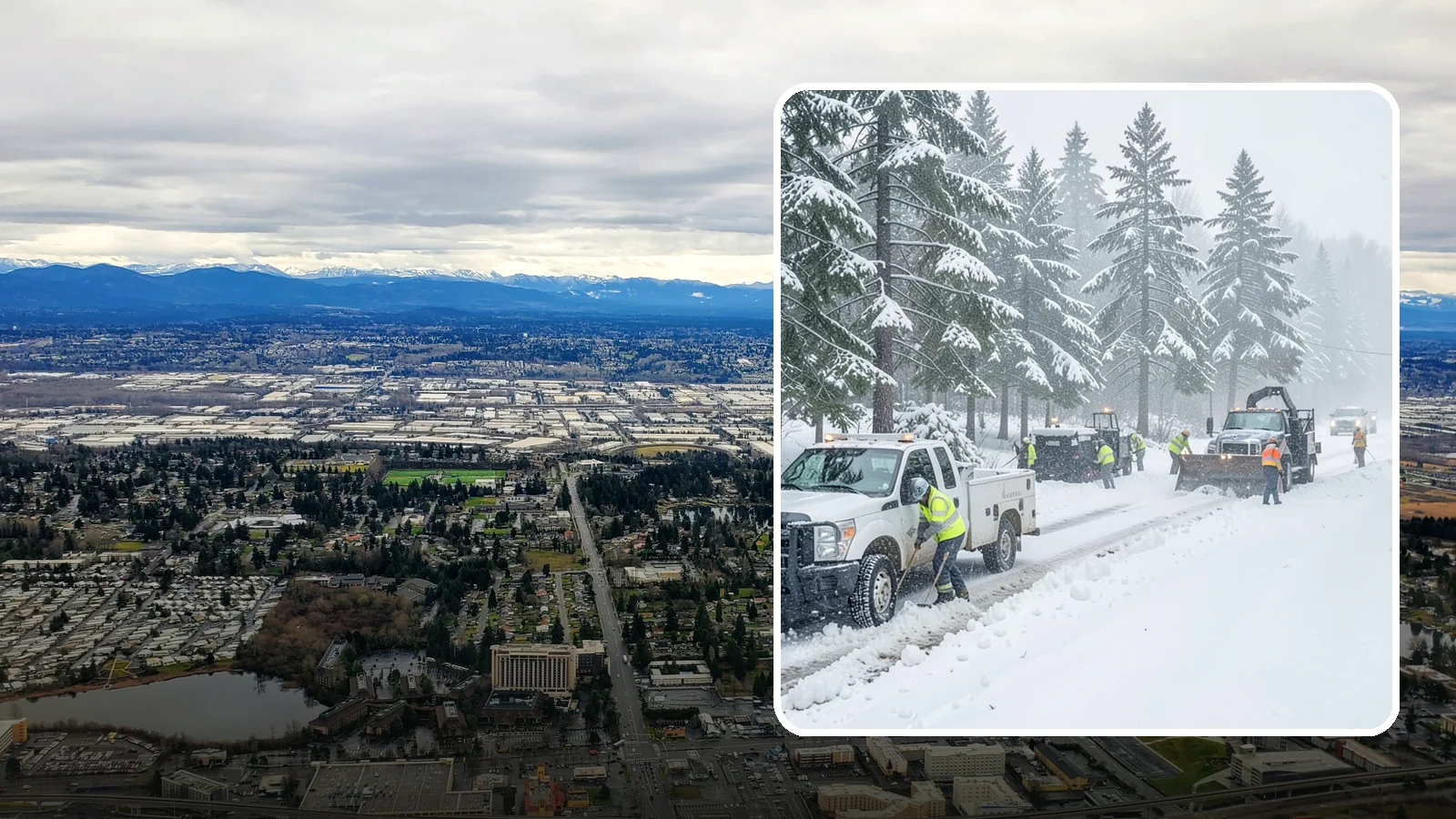 Post-Storm Cleanup in SeaTac, King County, WA - Thorough follow-up clearing that removes leftover snow, ice, and slush after the main event passes.